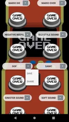 Game Over Sounds android App screenshot 14